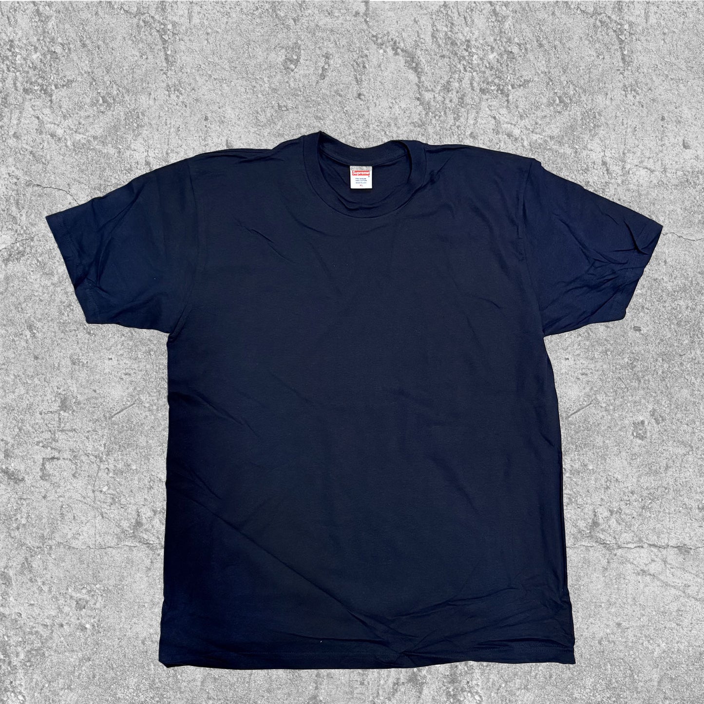 SUPREME SHORT SLEEVE BLANK TSHIRT "YANKEES" NAVY