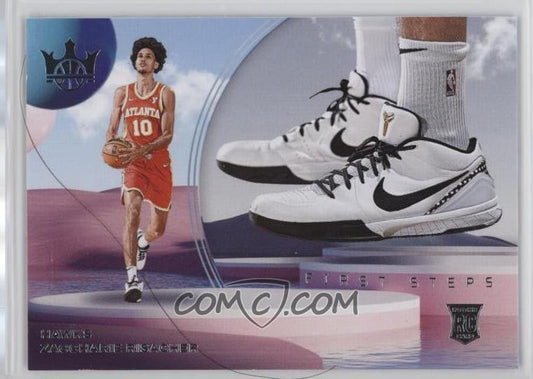 2024-25 Panini Court Kings - First Steps - Zaccharie Risacher #4 - Rookie Card - ngraded Raw Card