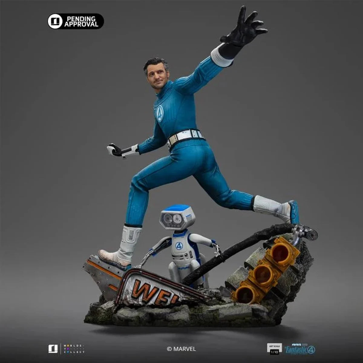Iron Studios: The Fantastic Four - First Steps Mr. Fantastic 1:10 Art Scale Limited Edition Statue