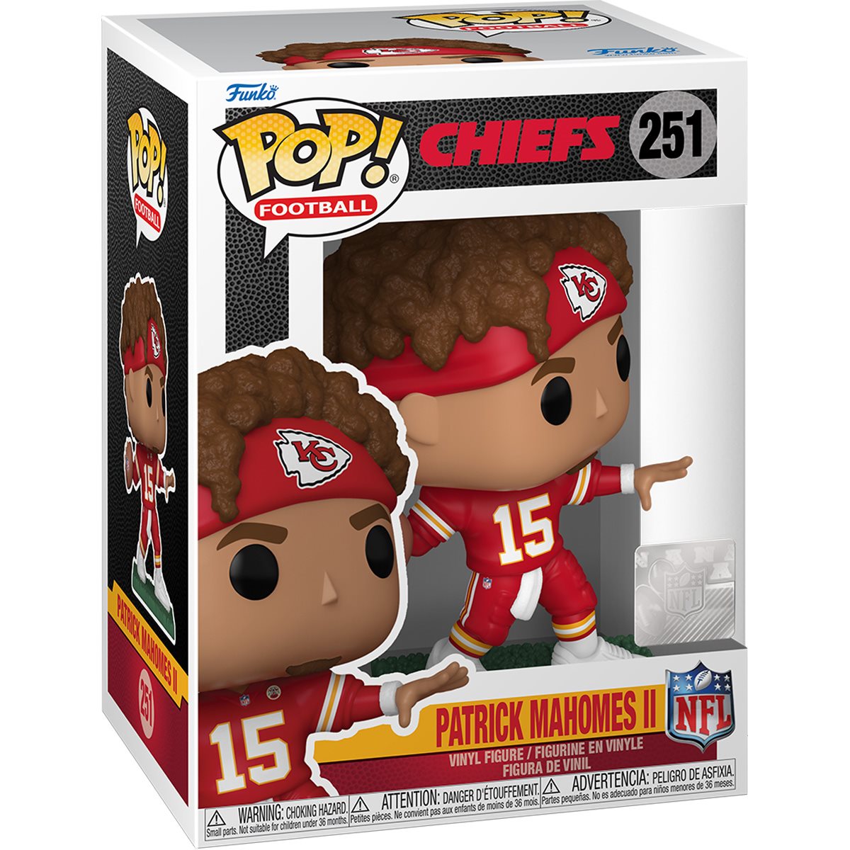 Funko NFL Kansas City Chiefs Patrick Mahomes II  #251 (Ships Late November)