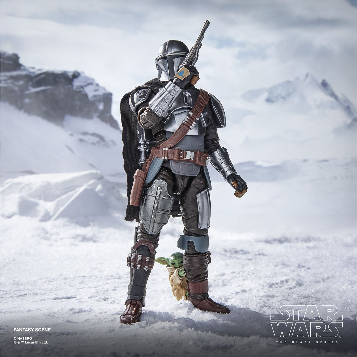 Star Wars: The Black Series - The Mandalorian & Grogu Movie Deluxe 6-Inch Action Figure - White First Edition (PRE-ORDER APRIL 2026)