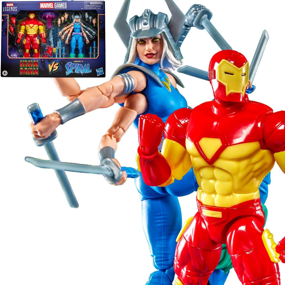 Marvel Legends Series - Marvel Games Iron Man vs Marvel’s Spiral 6" Action Figures - (PRE-ORDER NOV 2026)