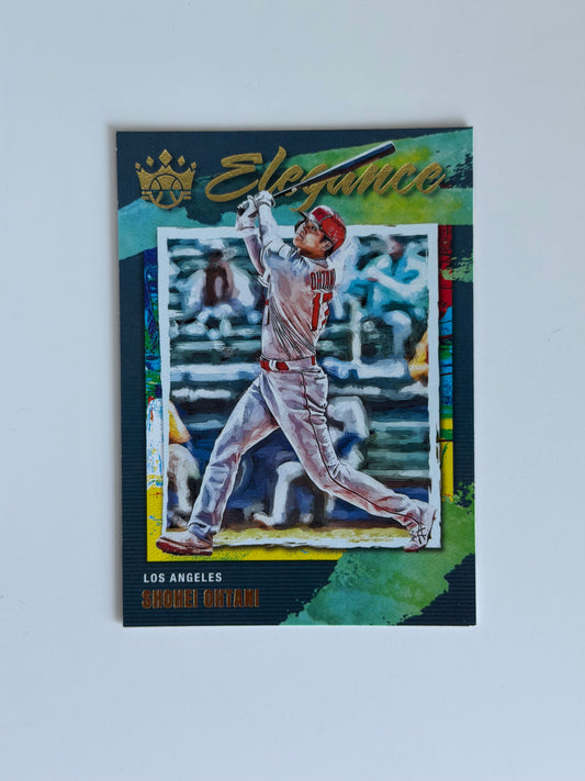 2022 Panini Diamond Kings Baseball — Elegance - Shohei Ohtani - #E-9 - Raw Ungraded Card
