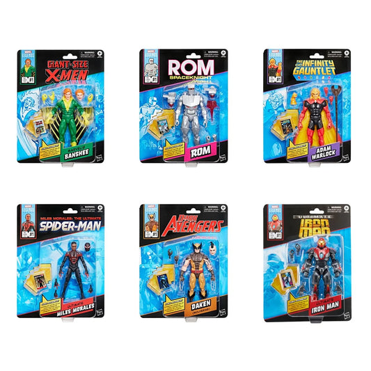 Pre-Order: Marvel Legends Wave 1 2025 -  Complete Set of 6 - Comics-Inspired 6-Inch Action Figure