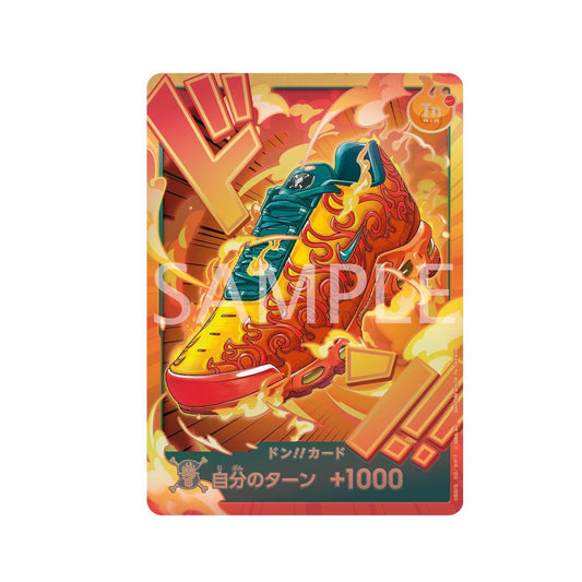 ONE PIECE Japanese x Nike Collaboration Edition Trading Card - Air Max Plus Mera Mera (PRE-ORDER JAN 2027)
