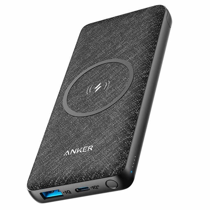 ANKER - Portable Wireless Charger with 10W Maximum Charging Speed