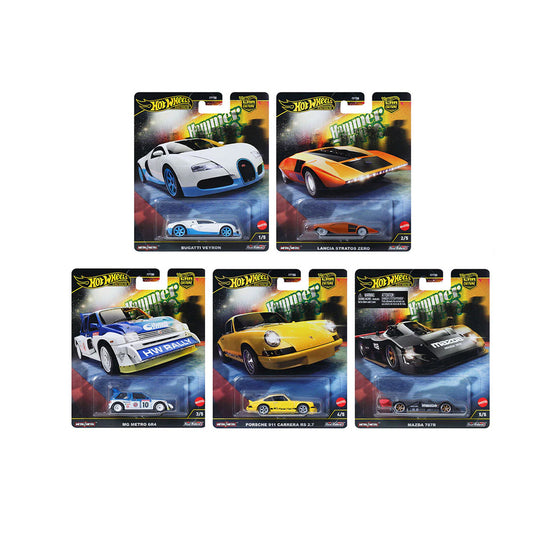 Hot Wheels Premium - Car Culture Circuit Legends -  Mix 6 - 2023 Complete Set - MTFPY86F