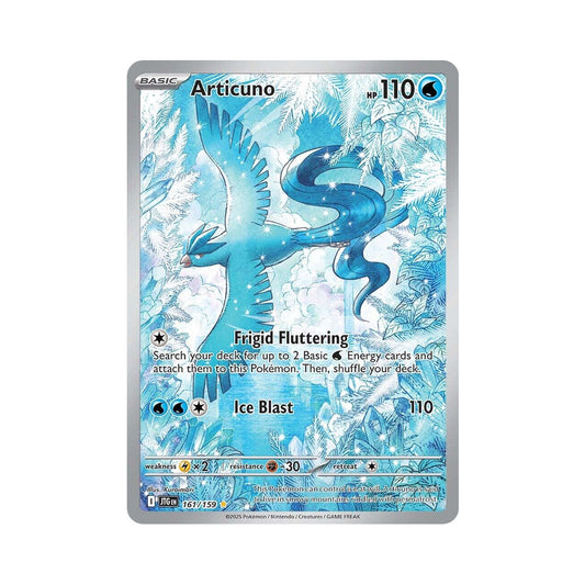 2025 Pokemon JTG-EN - Articuno #161 - Journey Together Illustration Rare - Ungraded Card