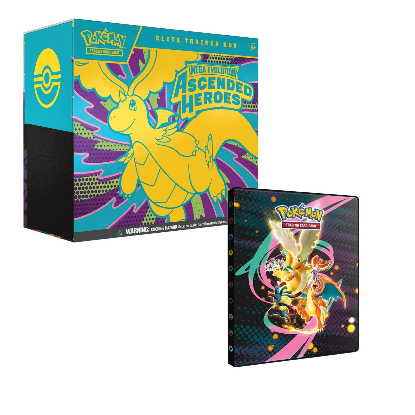 Pokémon - Mega Evolution Ascended Heroes - Elite Trainer Box + Binder Bundle (MAX 2)