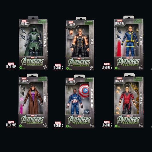 Marvel Legends Series - Avengers: Doomsday Set of 6: Doctor Doom, Thor, Cyclops, Gambit & more - 6-Inch Action Figure (PRE-ORDER FALL 2026)