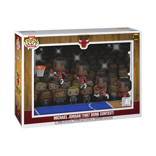 Funko NBA Deluxe - Michael Jordan (1987 Dunk Contest) with Case - Chicago Bulls - #209 - (PRE-ORDER SEPT 2025)