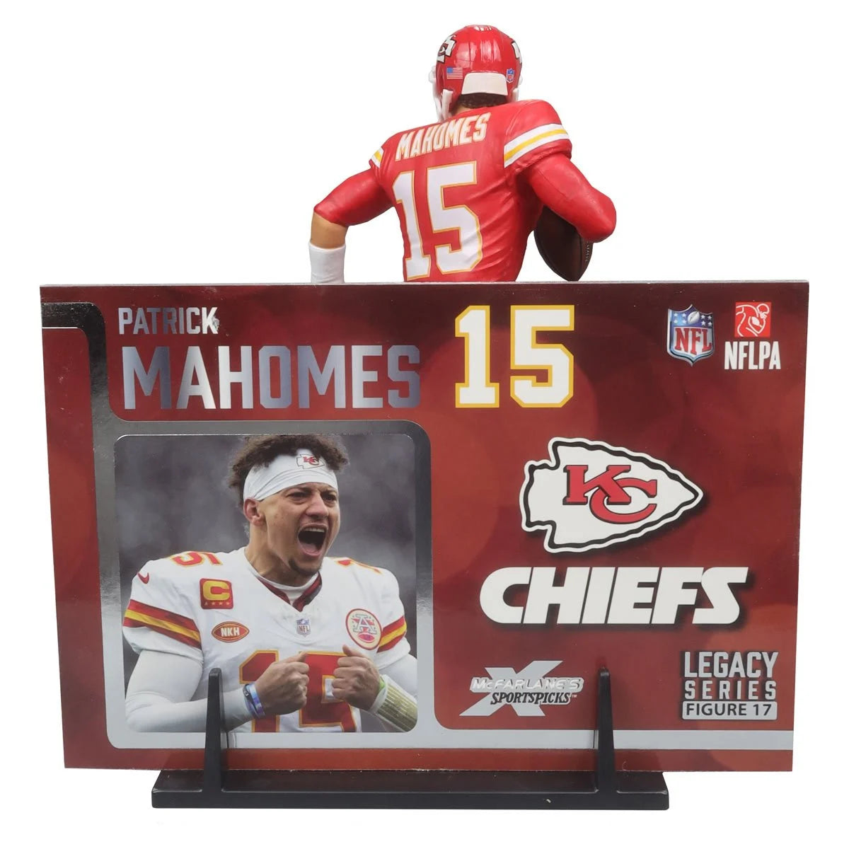 McFarlane NFL 2024 - Patrick Mahomes RED CHASE LIMITED EDITION 7-Inch Figure - Wave 2 Kansas City Chiefs