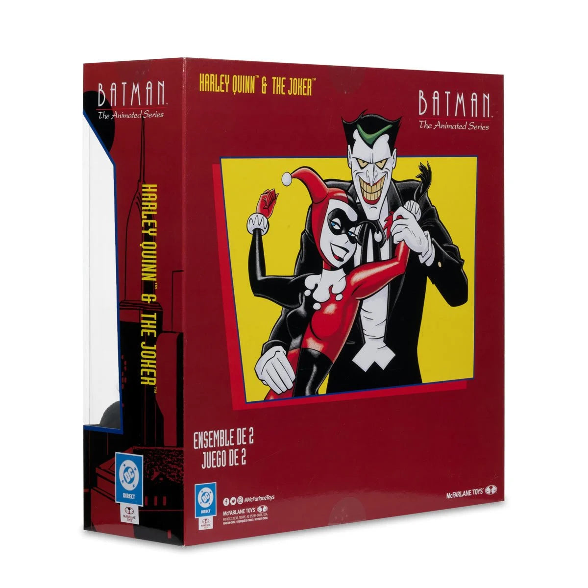 McFarlane DC Direct Batman Animated Series - Harley Quinn and The Joker "Mad Love" 6-Inch Action Figure 2-Pack & Comic - Gold Label Exclusive