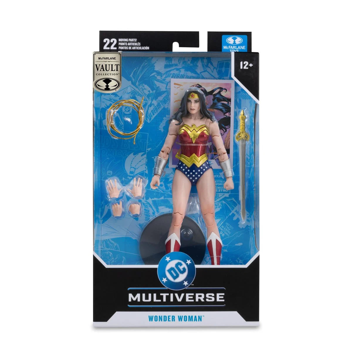 McFarlane Vault Collection Wave 1 - Wonder Woman Classic - 7" Action Figure (PRE-ORDER OCT 2026)