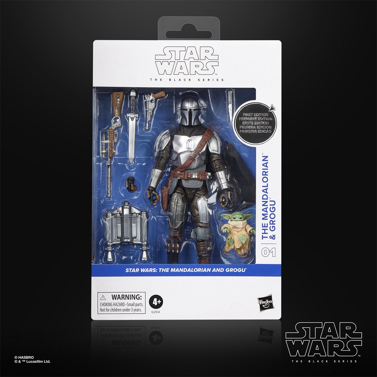 Star Wars: The Black Series - The Mandalorian & Grogu Movie Deluxe 6-Inch Action Figure - White First Edition (PRE-ORDER APRIL 2026)