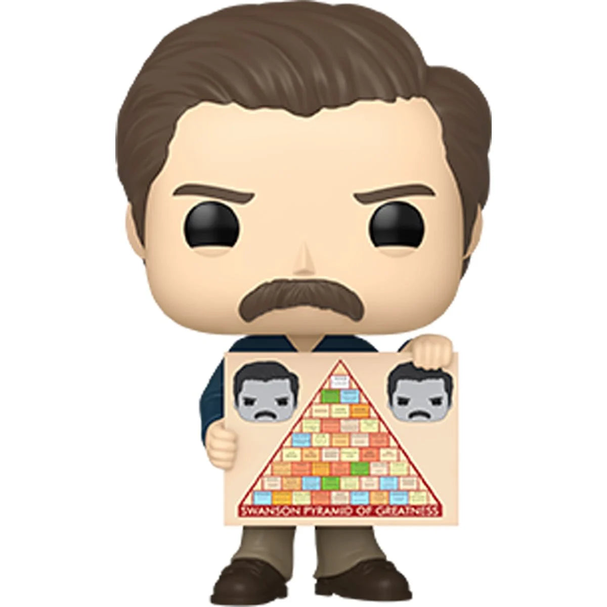 Parks and Recreation 15th Anniversary Ron Swanson with Swanson Pyramid of Greatness Funko Pop! Vinyl Figure #1569