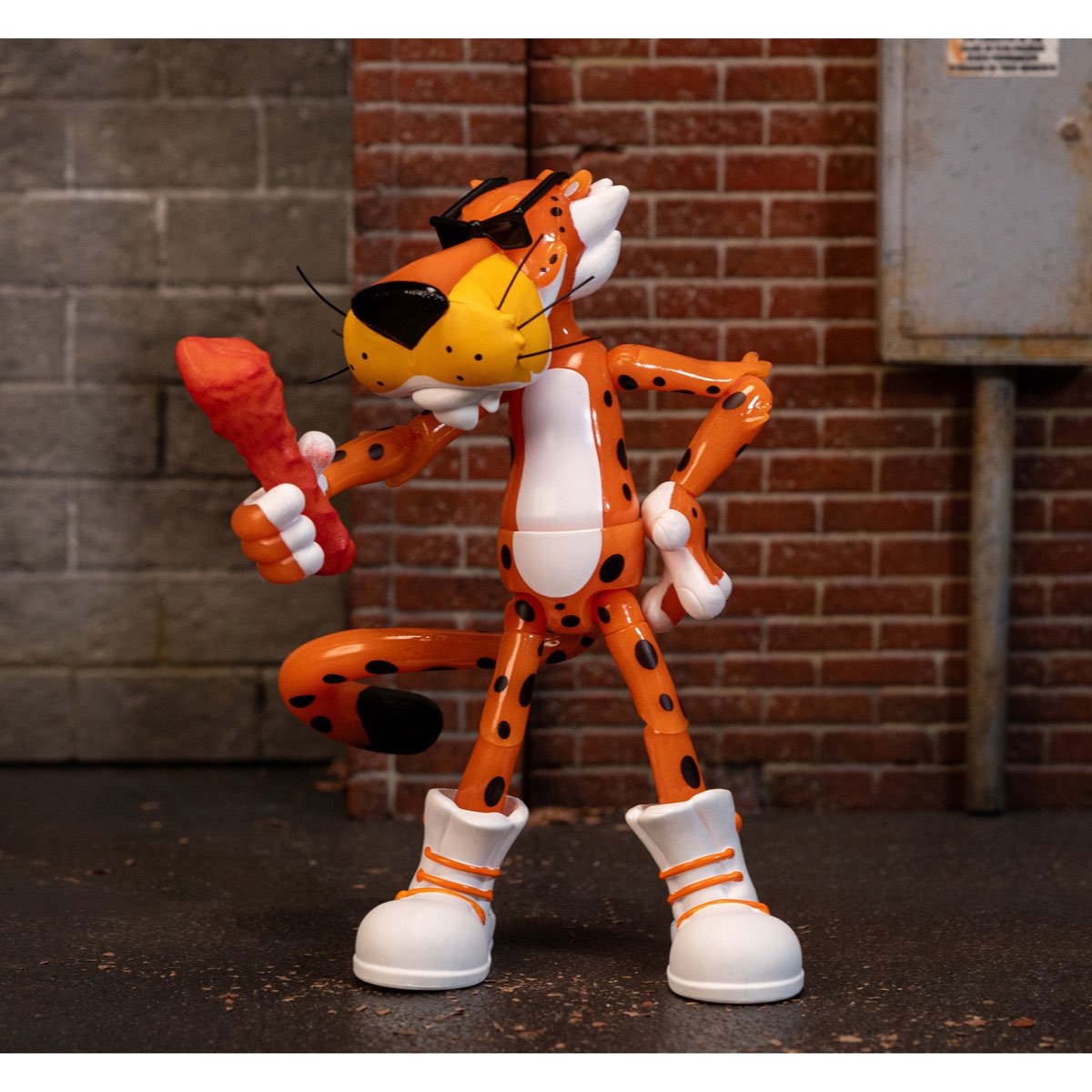 Cheetos Chester Cheetah Flamin' Hot Glow-in-the-Dark 6-Inch Action Figure - Jada Toys