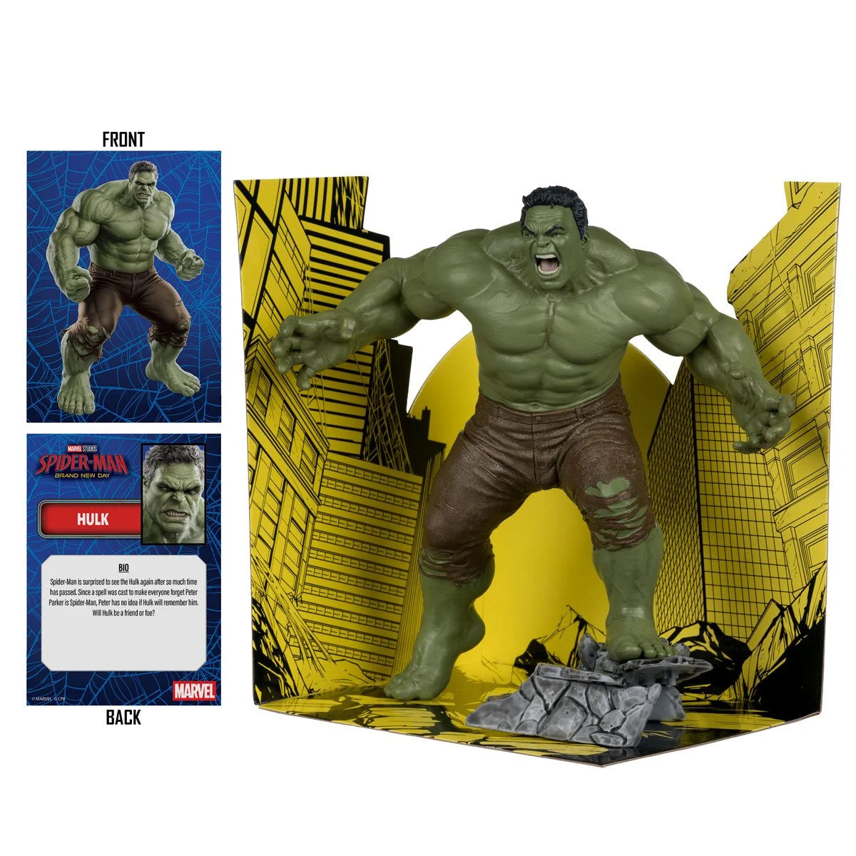 McFarlane - Spider-Man: Brand New Day - Hulk 1:10 Scale Posted Figure with Scene