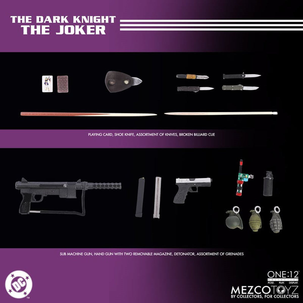 The Dark Knight Joker - Mezco Toys - One:12 Collective Action Figure (PRE-ORDER AUGUST 2026)