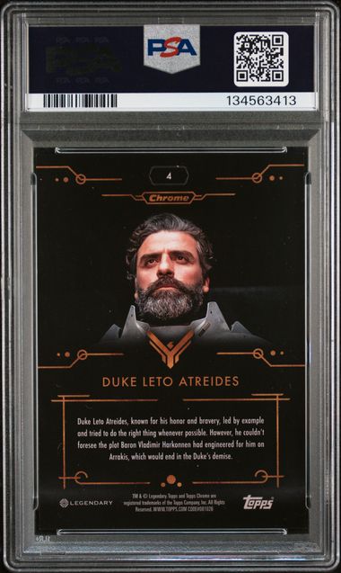 2024 Topps Chrome Dune - Duke Leto Atreides - Gold Refractor /50 #4 - PSA Graded Card