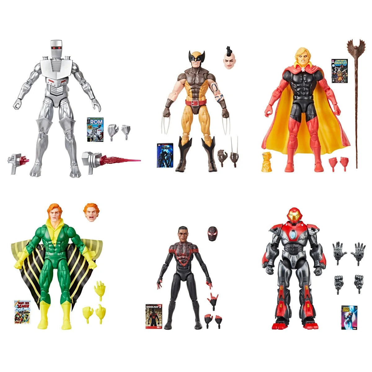 Pre-Order: Marvel Legends Wave 1 2025 -  Complete Set of 6 - Comics-Inspired 6-Inch Action Figure