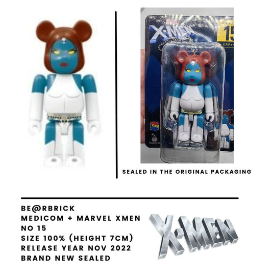 Medicom Bearbrick - Mystique #15 - X-Men - Japan Lottery Exclusive 100%