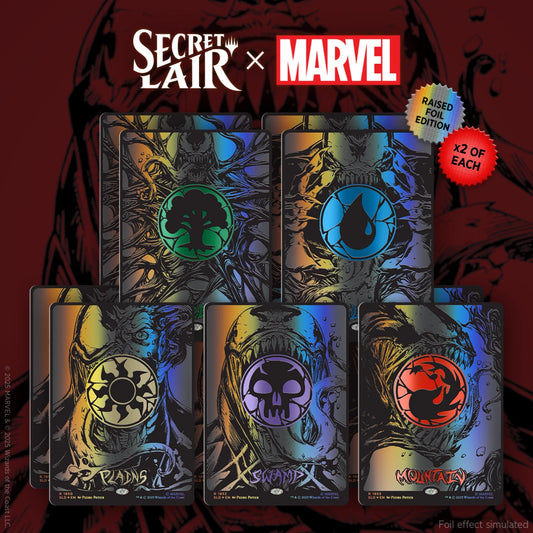 Magic: The Gathering - Secret Lair x Marvel's Spider-Man: Mana Symbiote Raised Foil Edition (SEALED)