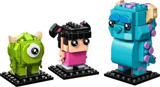 LEGO BrickHeadz Sulley, Mike and Boo Figures 40861 - Disney Pixar Monsters, Inc.