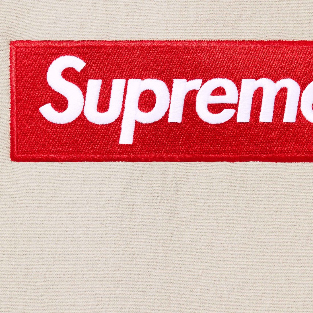 Supreme Box Logo Hooded Sweatshirt - Stone - FW24