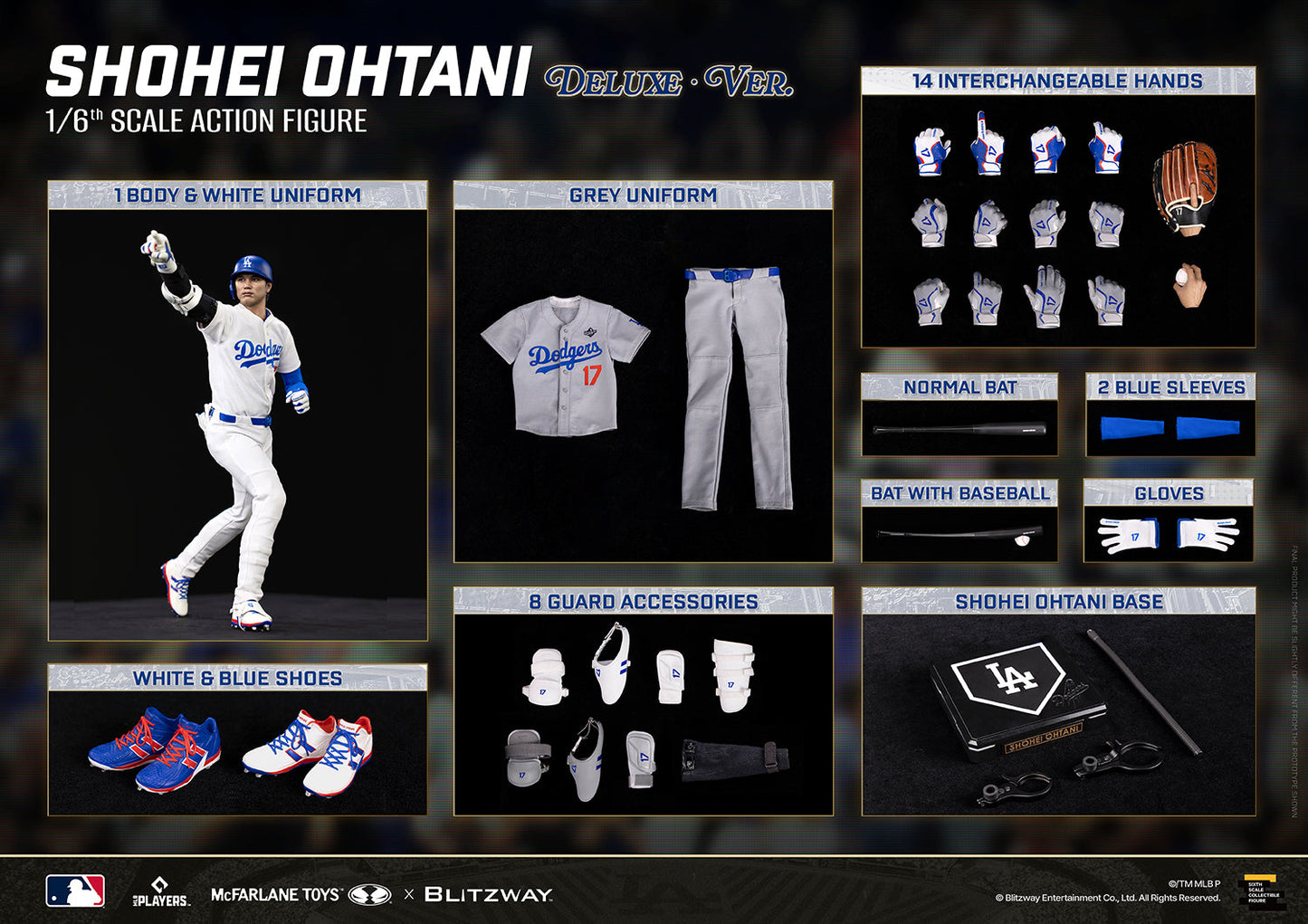McFarlane x Blitzway - Shohei Ohtani Deluxe Version - 1:6 Scale Action Figure (PRE-ORDER MARCH 2027)