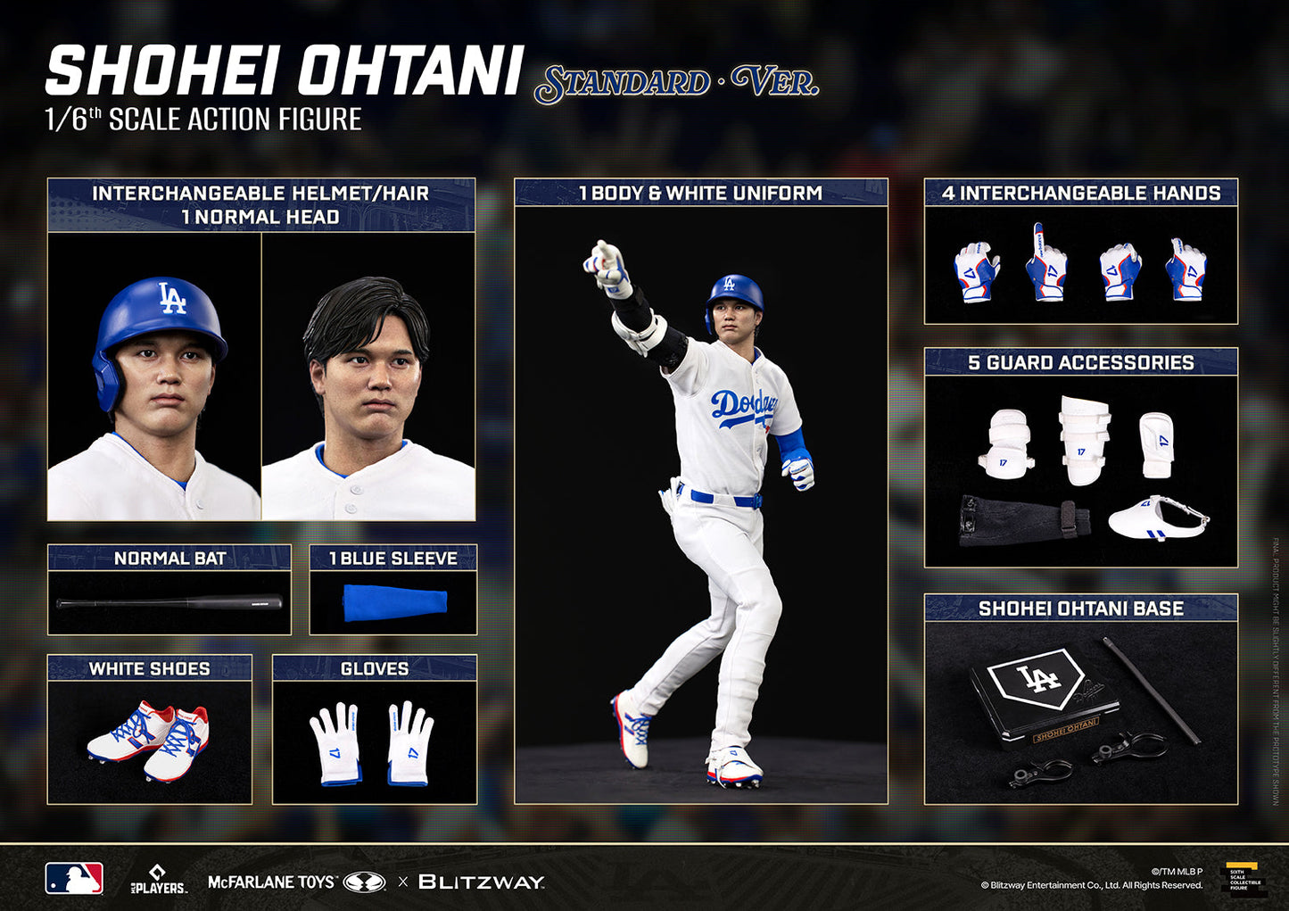 McFarlane x Blitzway - Shohei Ohtani Standard Version - 1:6 Scale Action Figure (PRE-ORDER MARCH 2027)