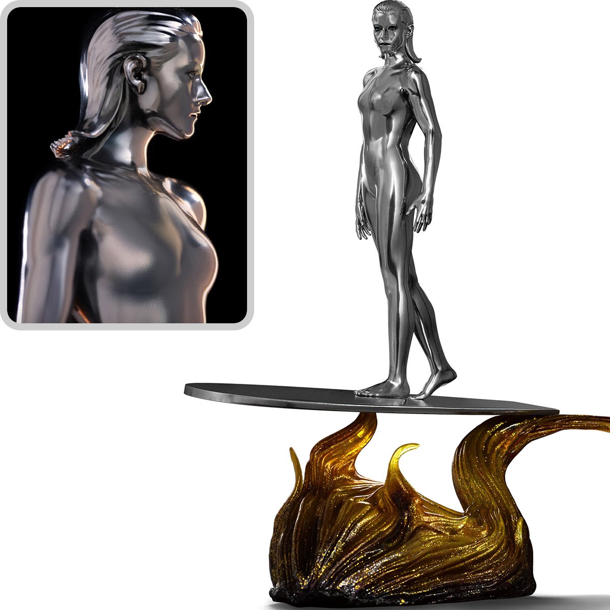 Iron Studios: The Fantastic Four - First Steps - Silver Surfer 1:10 Art Scale Limited Edition Statue (PRE-ORDER JUNE 2026)