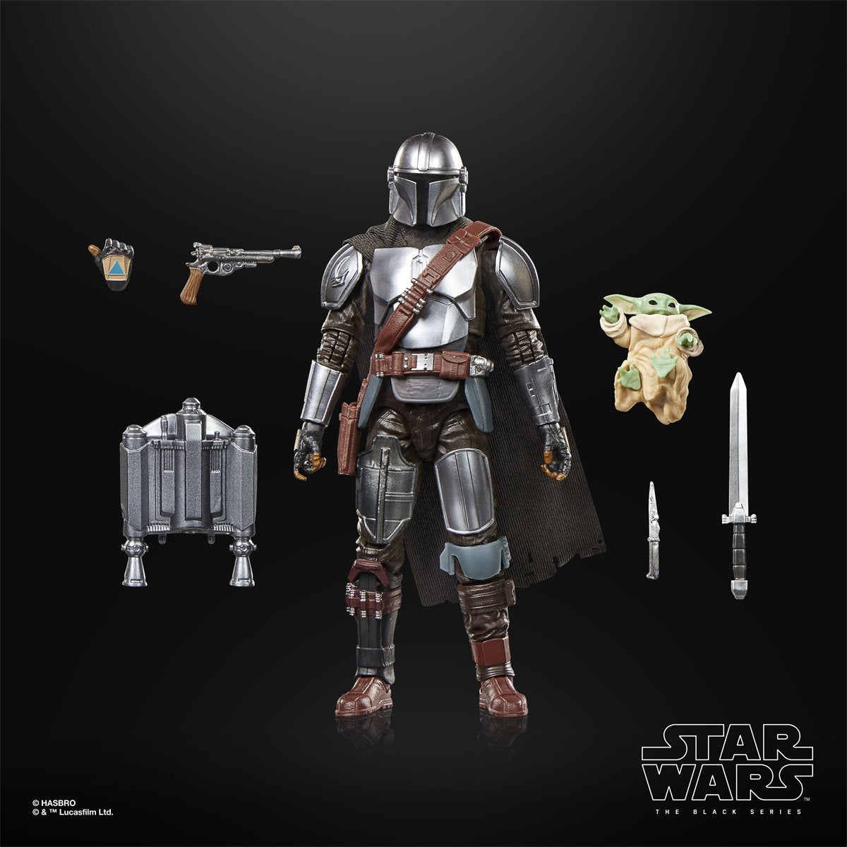 Star Wars: The Black Series - The Mandalorian & Grogu Movie Deluxe 6-Inch Action Figure - White First Edition (PRE-ORDER APRIL 2026)