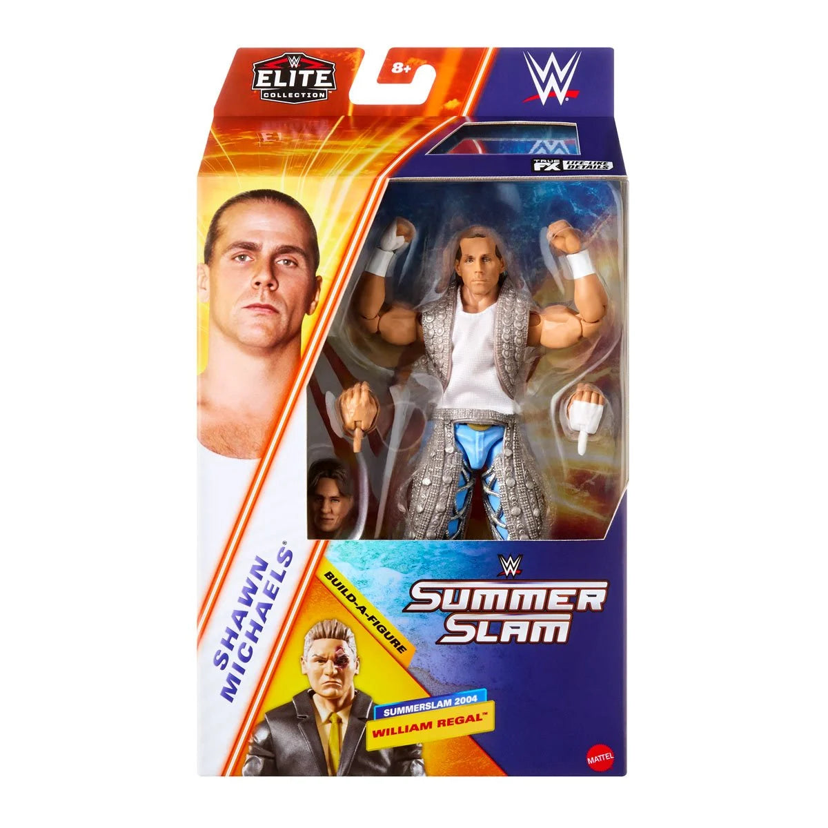 WWE SummerSlam Elite 2025 - Complete Set of 4 -  William Regal Build-a-Figure - Mattel Action Figures (PRE-ORDER)