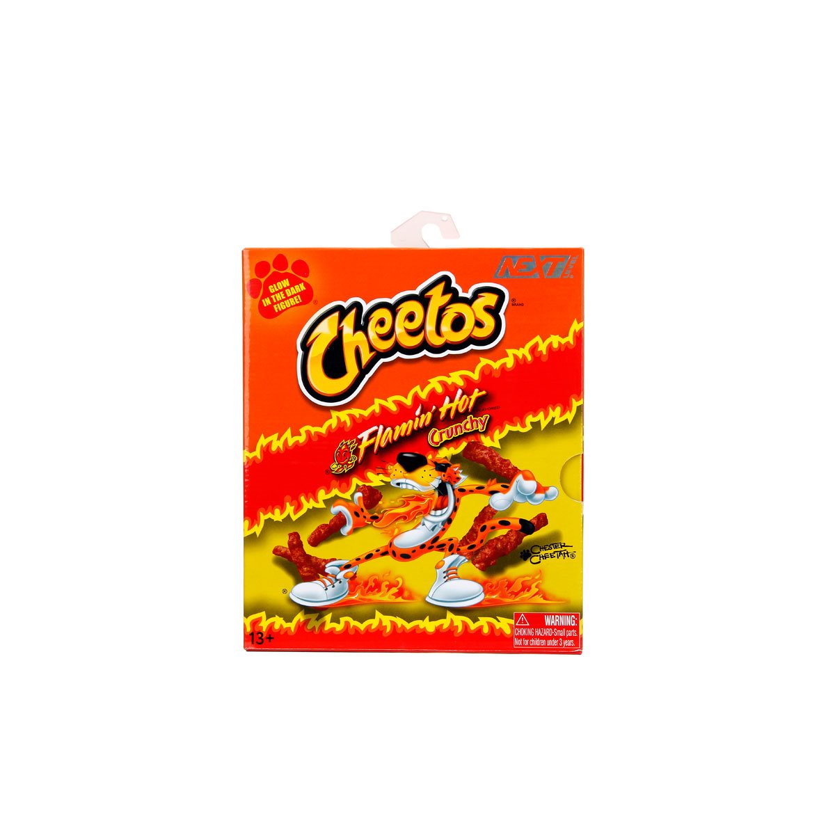 Cheetos Chester Cheetah Flamin' Hot Glow-in-the-Dark 6-Inch Action Figure - Jada Toys