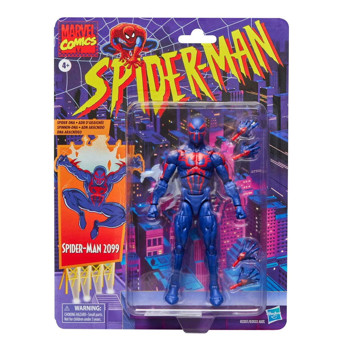 Marvel Legends Series - Spider-Man 2099 6-Inch Action Figure - Retro Cardback (PRE-ORDER FEBRUARY 2026)