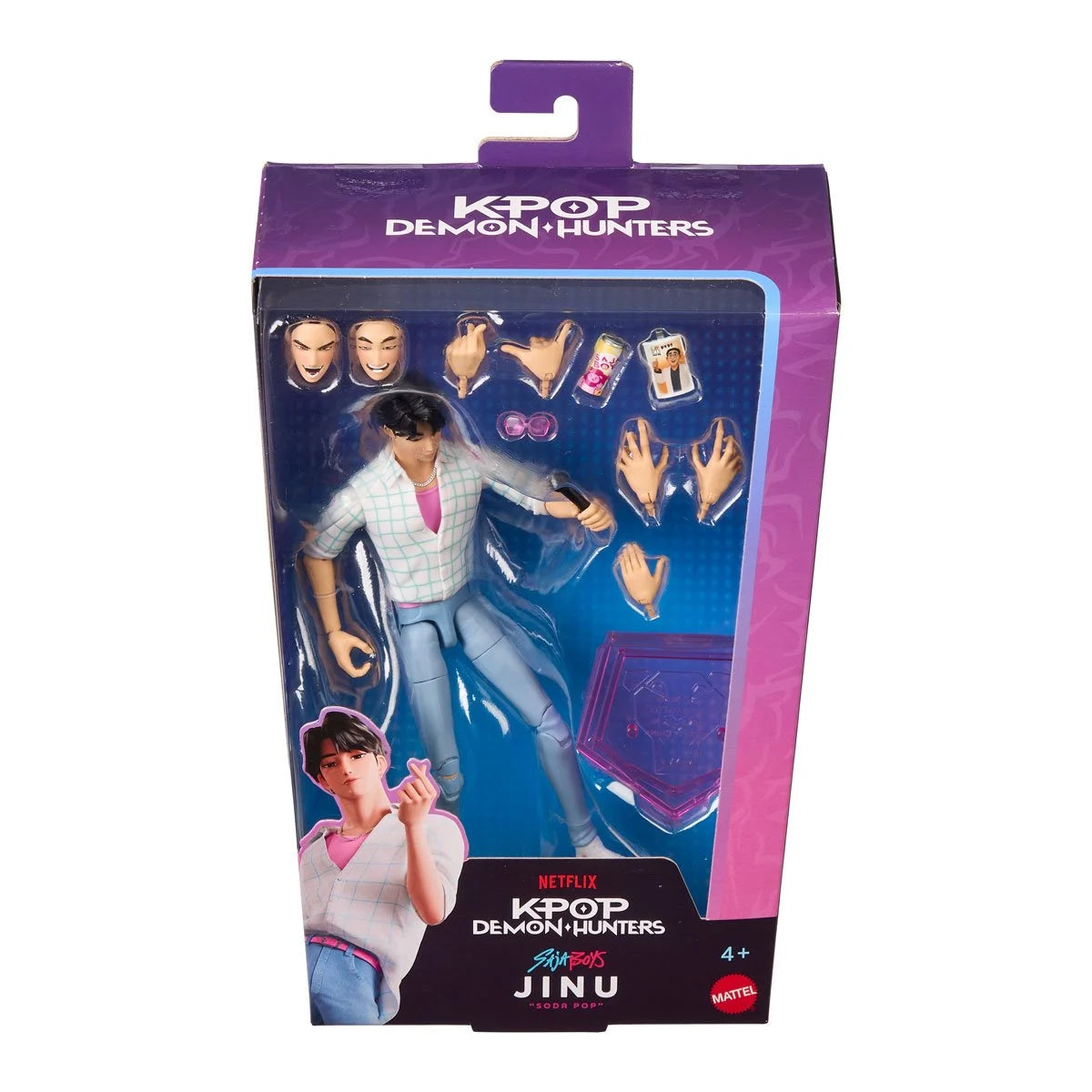 Mattel - KPOP Demon Hunters - Core Action Figure - Complete Set of 5 (Zoey, Mira, Rumi, Jinu, Abby)