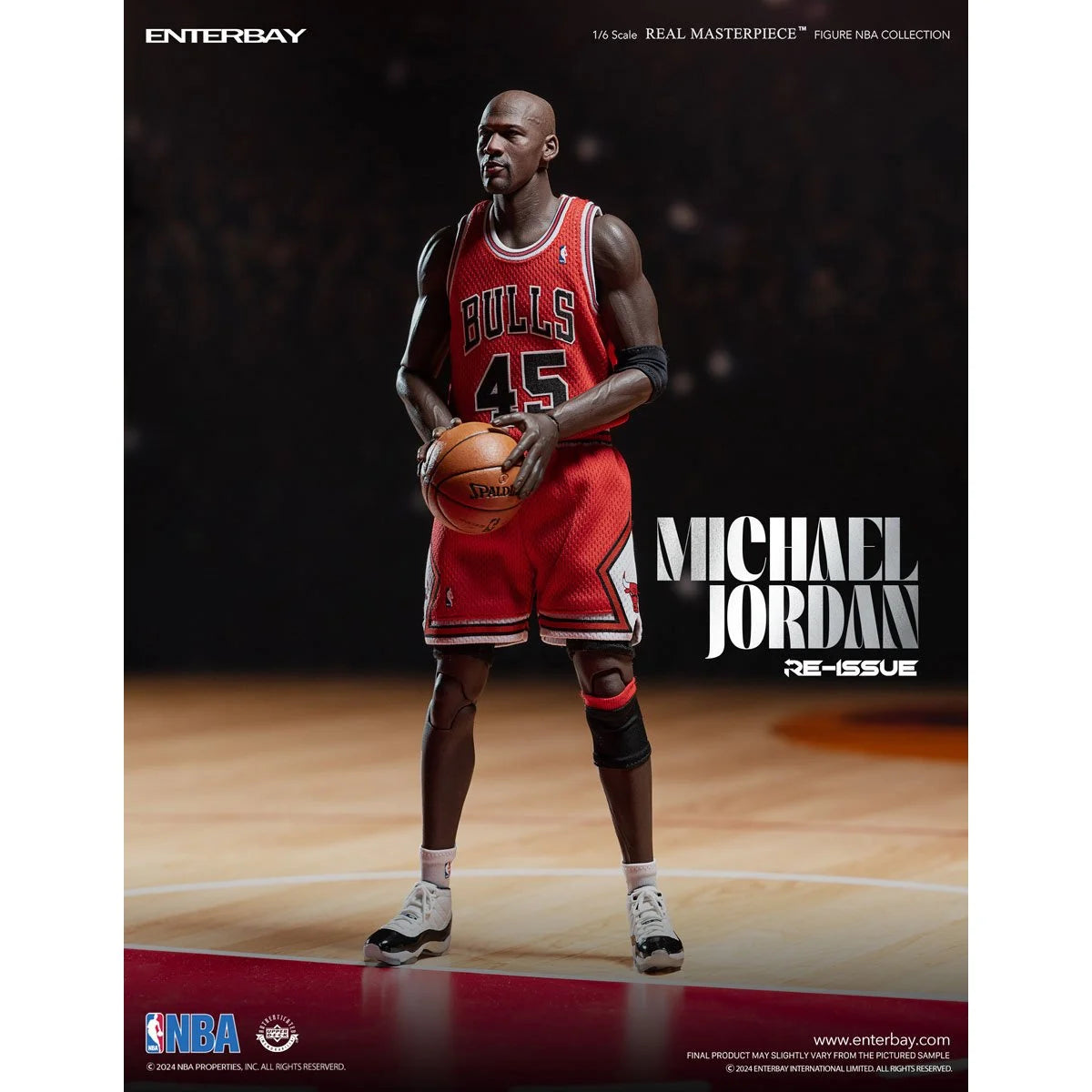 Real Masterpiece - Michael Jordan "I'm Back #45" 1:6 Action Figure - NBA Chicago Bulls  - Enterbay - PRE-ORDER (APRIL 2025)