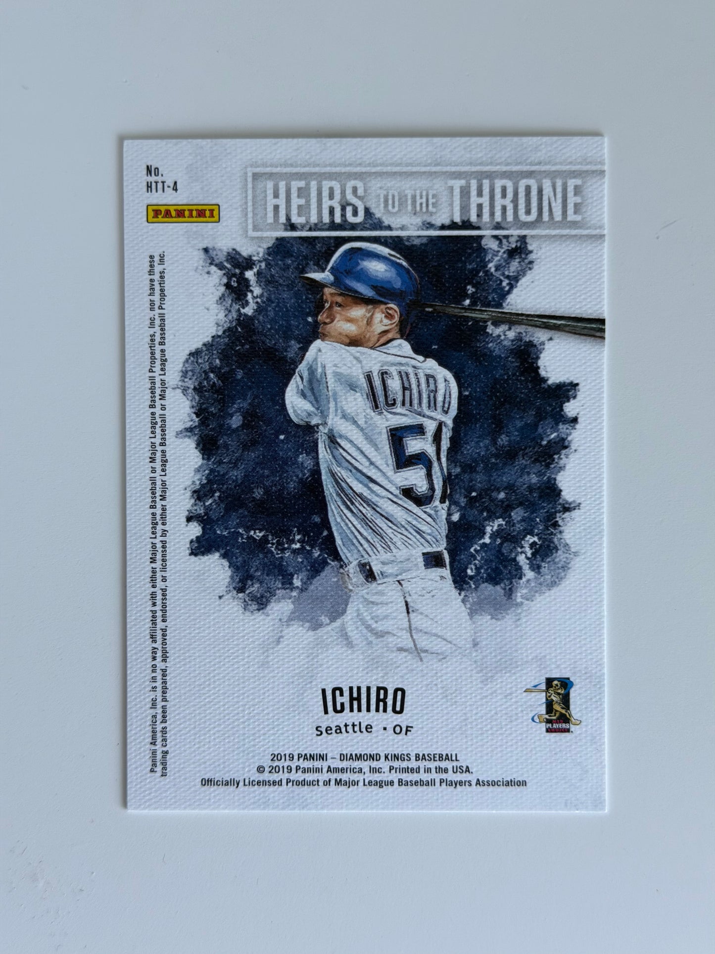 2019 Panini Diamond Kings — Heirs to the Throne - Shohei Ohtani / Ichiro - #HTT-4 - Raw Ungraded Card