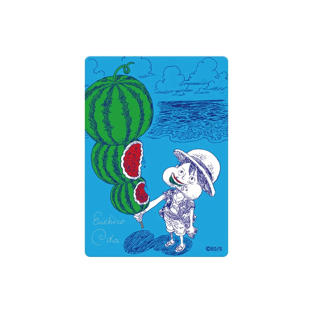 ONE PIECE Japanese x Watermelon Monkey D Luffy Foil - NatsuComi Summer Comics Fair 2026 Exclusive