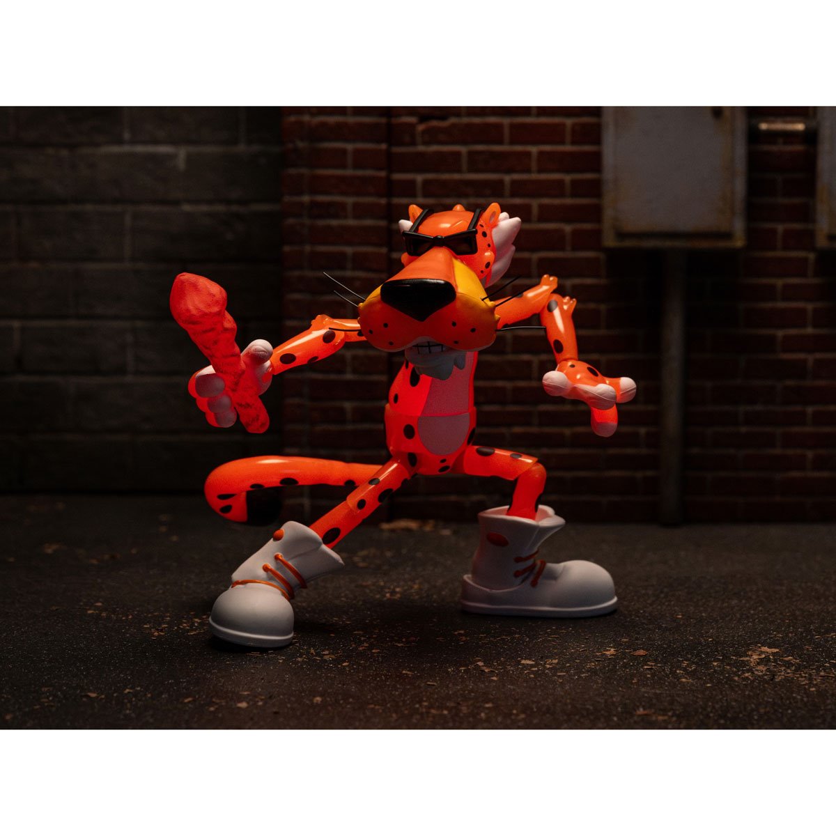 Cheetos Chester Cheetah Flamin' Hot Glow-in-the-Dark 6-Inch Action Figure - Jada Toys