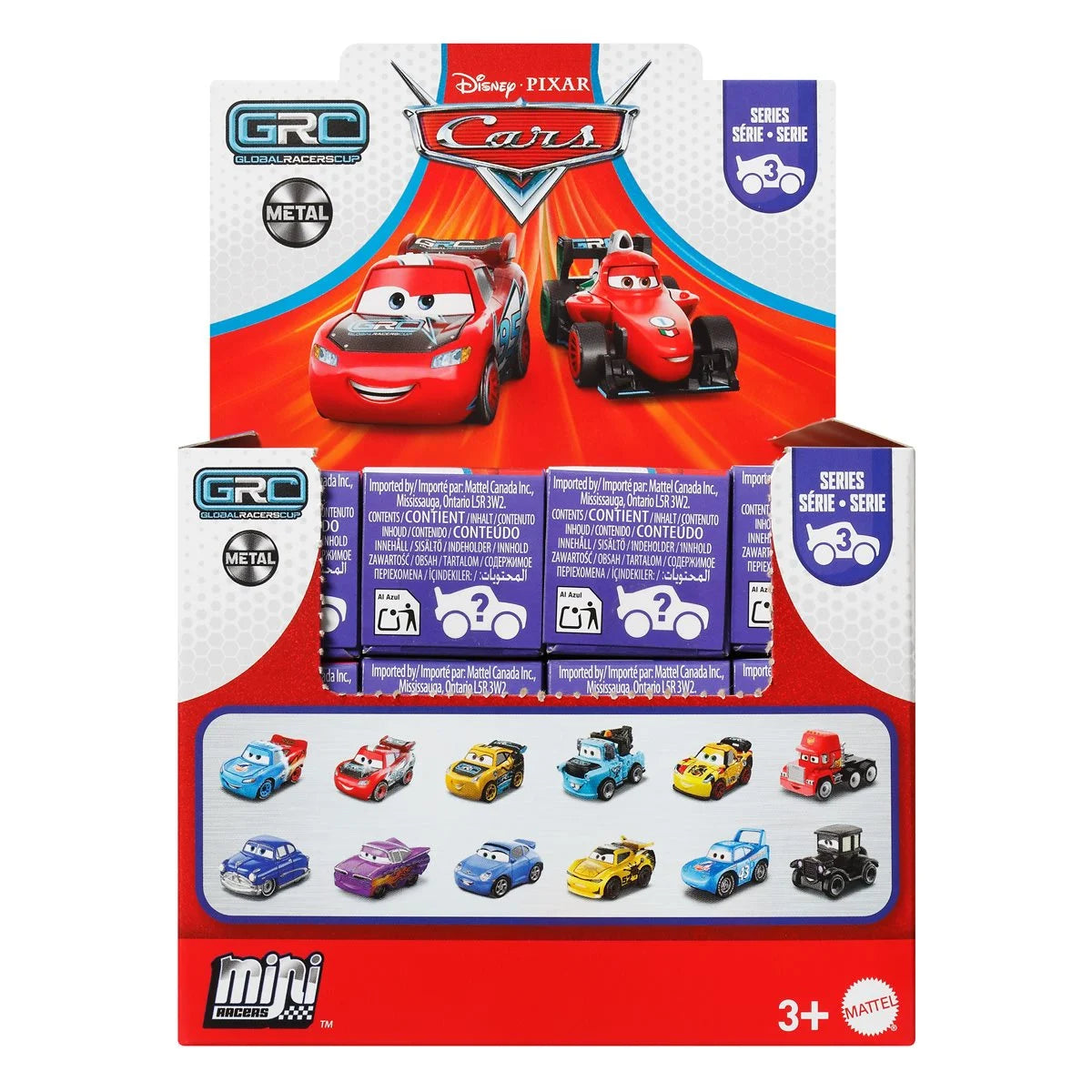 Disney Pixar Cars Mini Racers = Blind Pack 2024 Mix 3 - Single Car