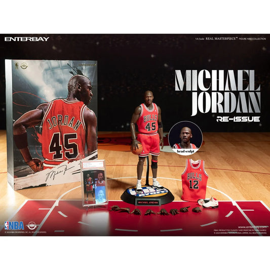 Real Masterpiece - Michael Jordan "I'm Back #45" 1:6 Action Figure - NBA Chicago Bulls  - Enterbay - PRE-ORDER (APRIL 2025)