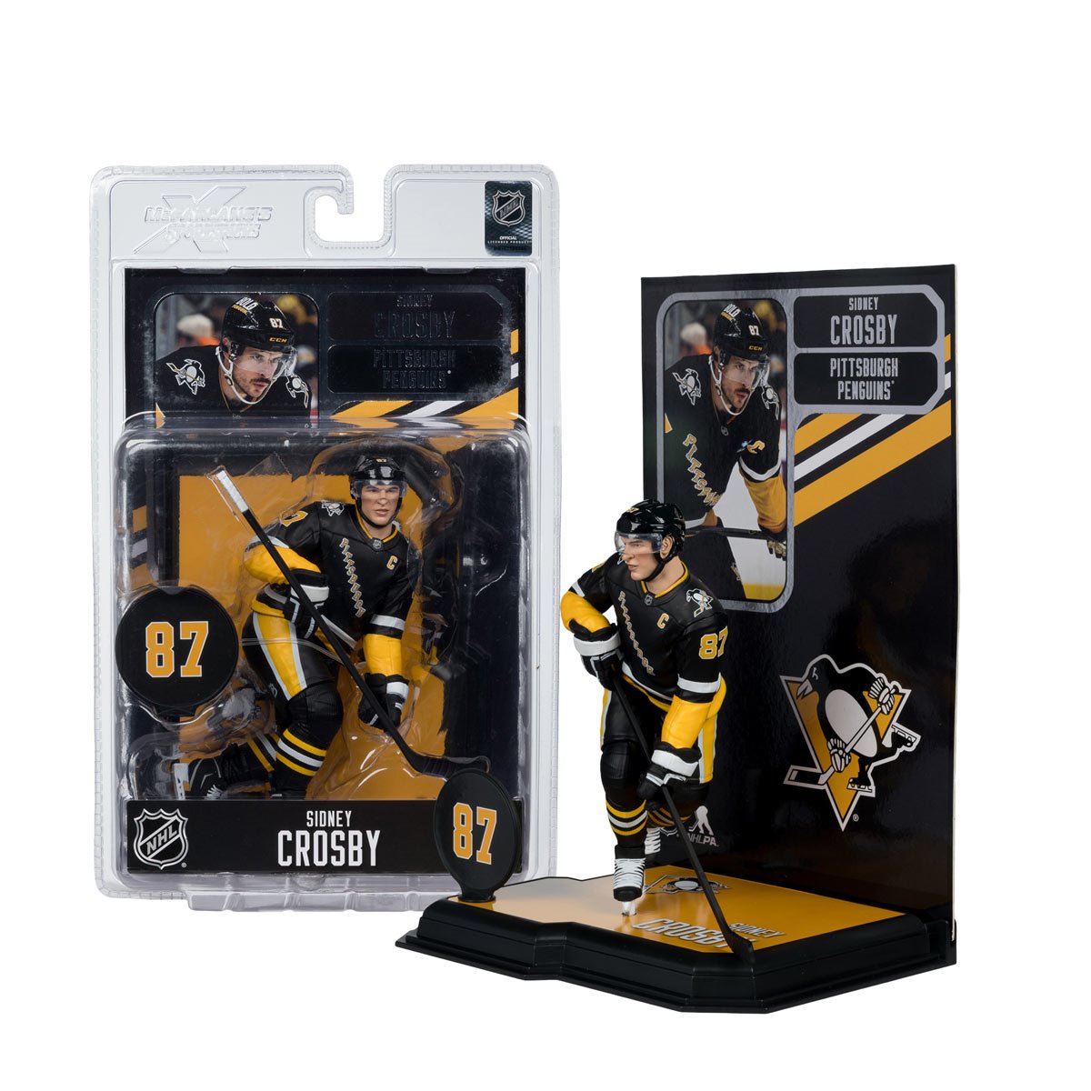 McFarlane - NHL Pittsburgh Penguins - Sidney Crosby Alternate Jersey 7-Inch Posed Figure (PRE-ORDER NOVEMBER 2025)