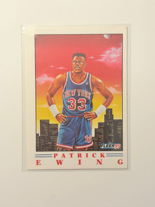 1991 Fleer Fleer - Patrick Ewing - Pro Visions #4 OF 6 - Raw Ungraded Card