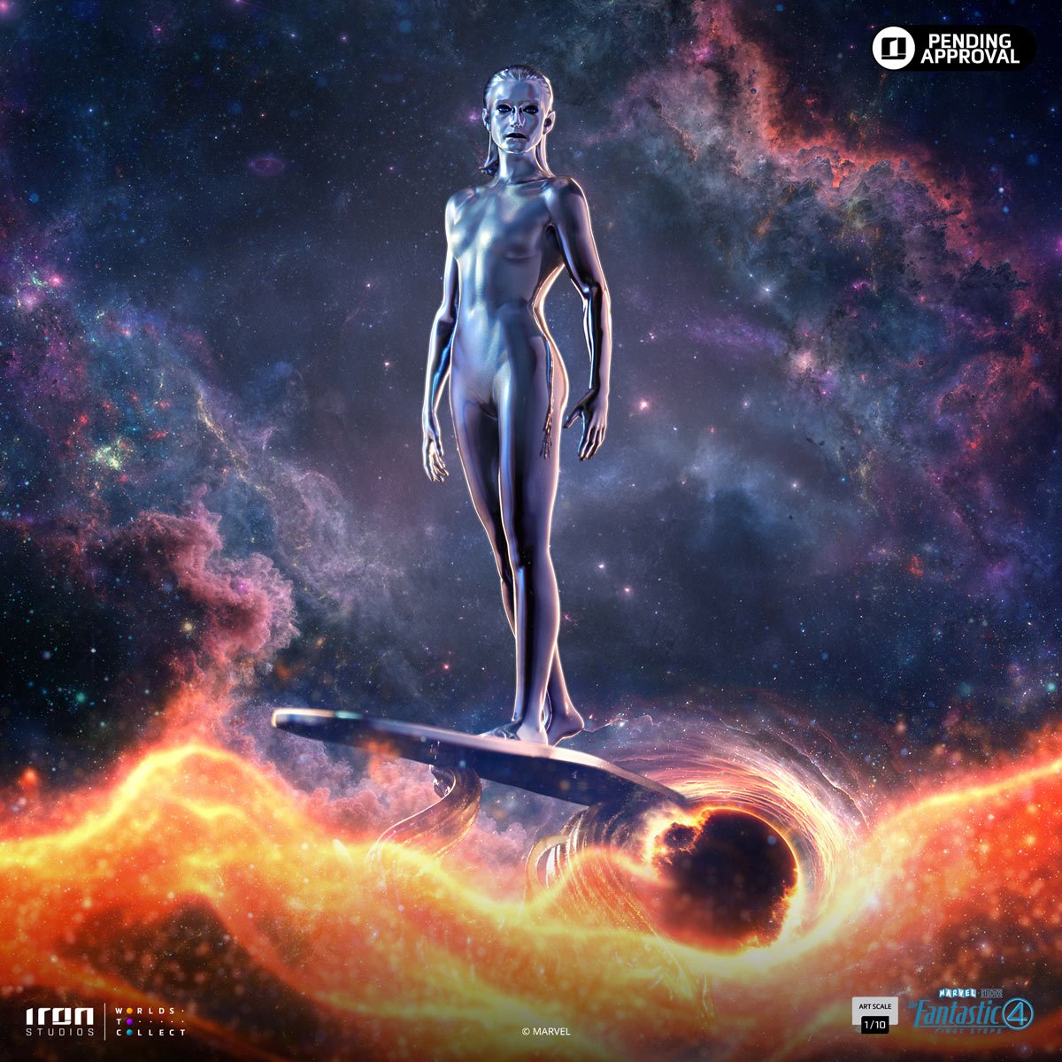 Iron Studios: The Fantastic Four - First Steps - Silver Surfer 1:10 Art Scale Limited Edition Statue (PRE-ORDER JUNE 2026)