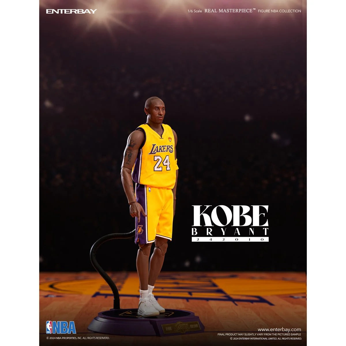 Real Masterpiece - Kobe Bryant 242010 - 1:6 Action Figure - NBA Los Angeles Lakers  - Enterbay - PRE-ORDER (APRIL 2025)