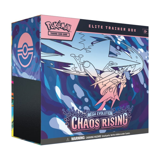 Pokémon TCG: Mega Evolution - Chaos Rising Elite Trainer Box + 9-Pocket Portfolio Combo