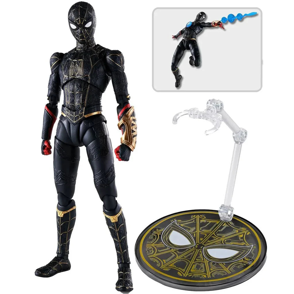 S.H.Figuarts - Spider-Man: No Way Home (Black & Gold Suit) Figure