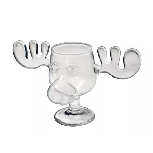 National Lampoon's Christmas Vacation Griswold Clear Glass Moose 8oz. Mug